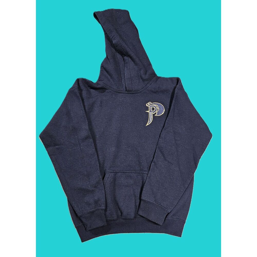 Youth Orlando Massachusetts Pirates Navy Hoodie, medium, Pre-owned in ex cond